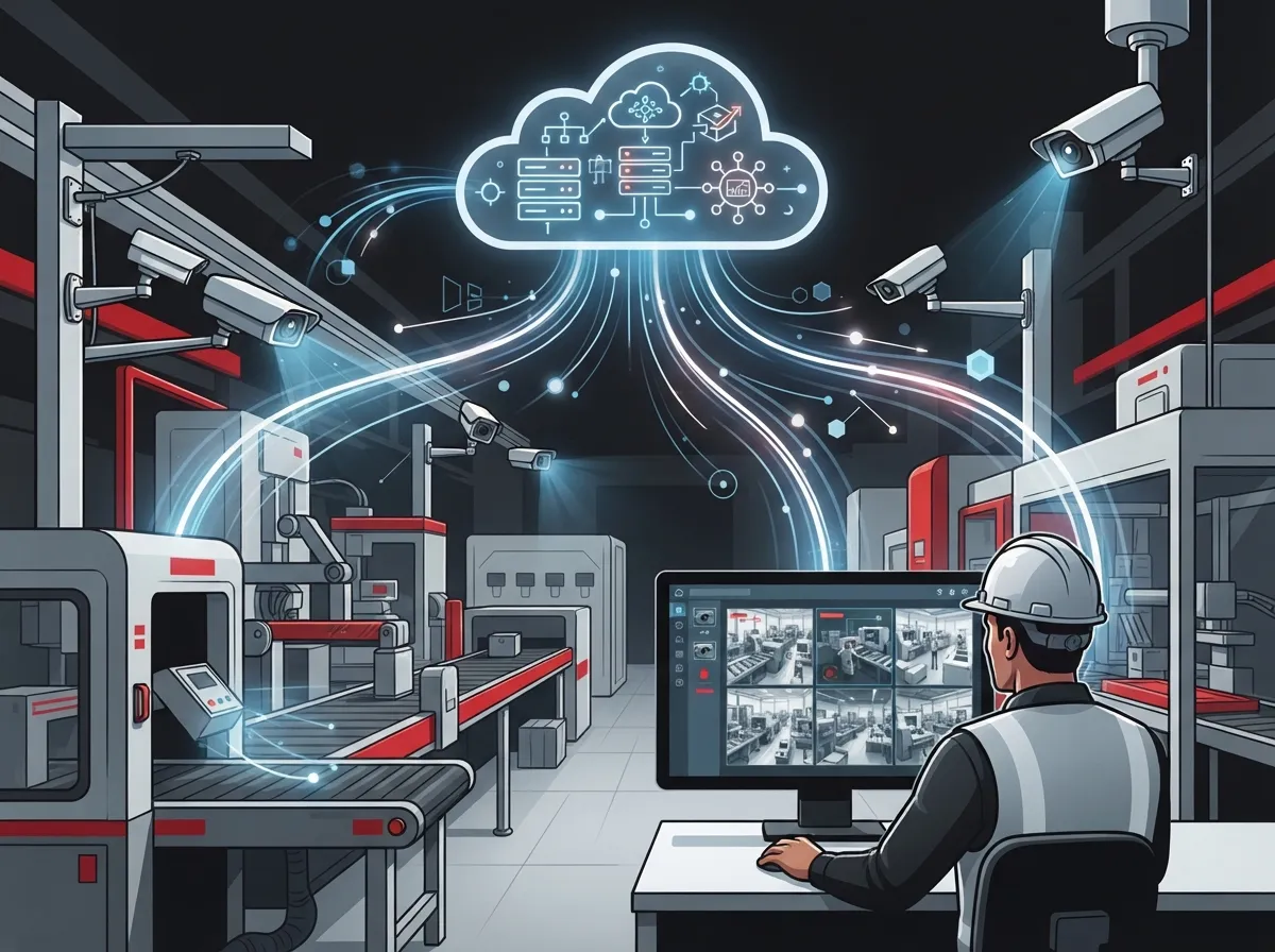 cloud video security for manufacturing
