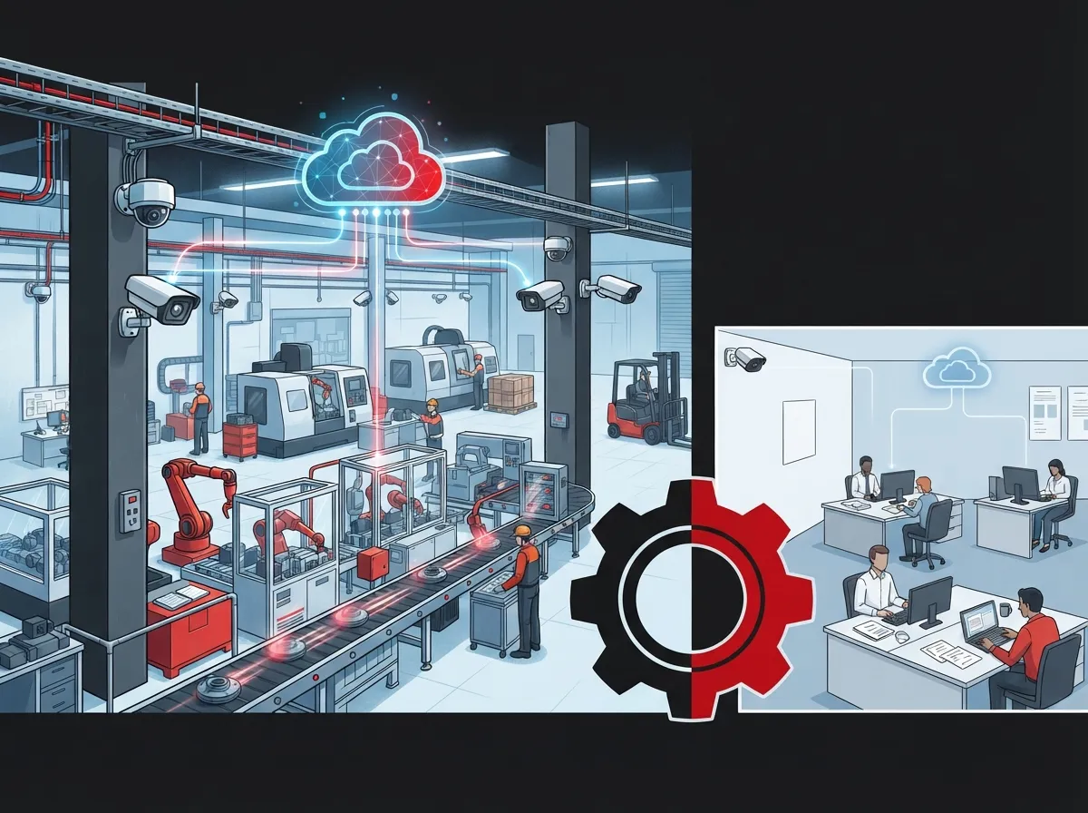 cloud video security for manufacturing
