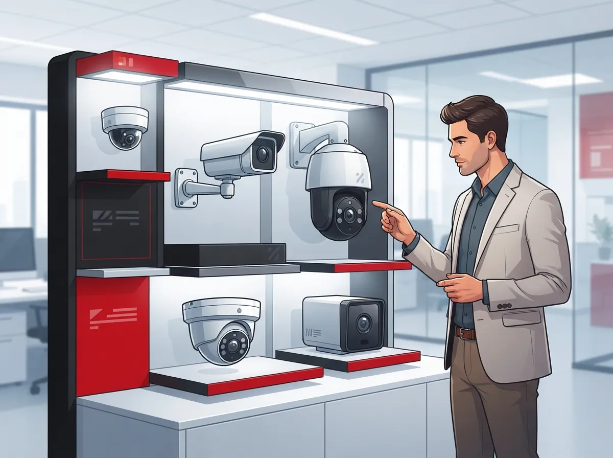 how to install security cameras for business
