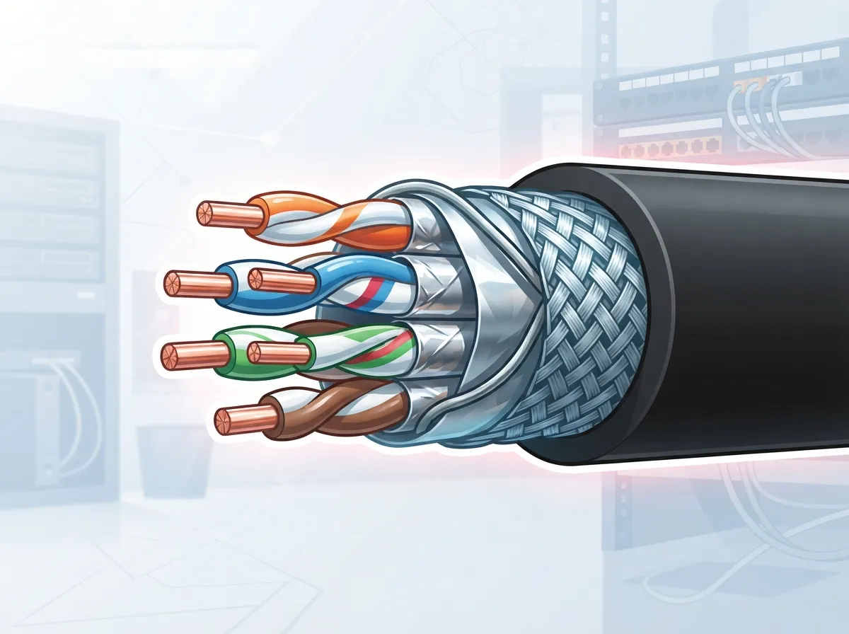 shielded twisted pair cabling