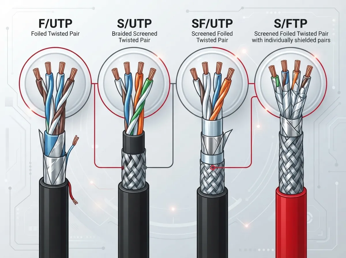 shielded twisted pair cabling