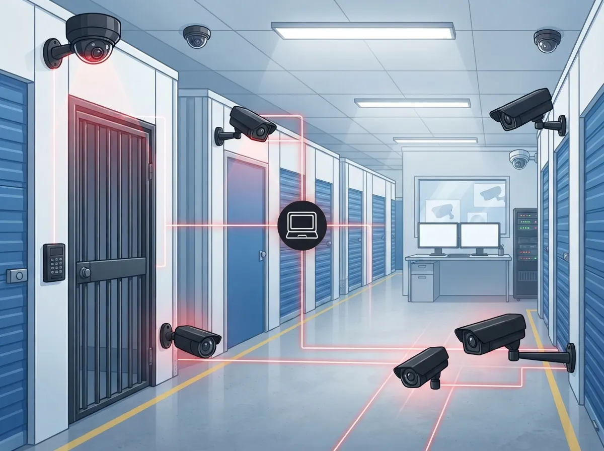 storage facility cameras
