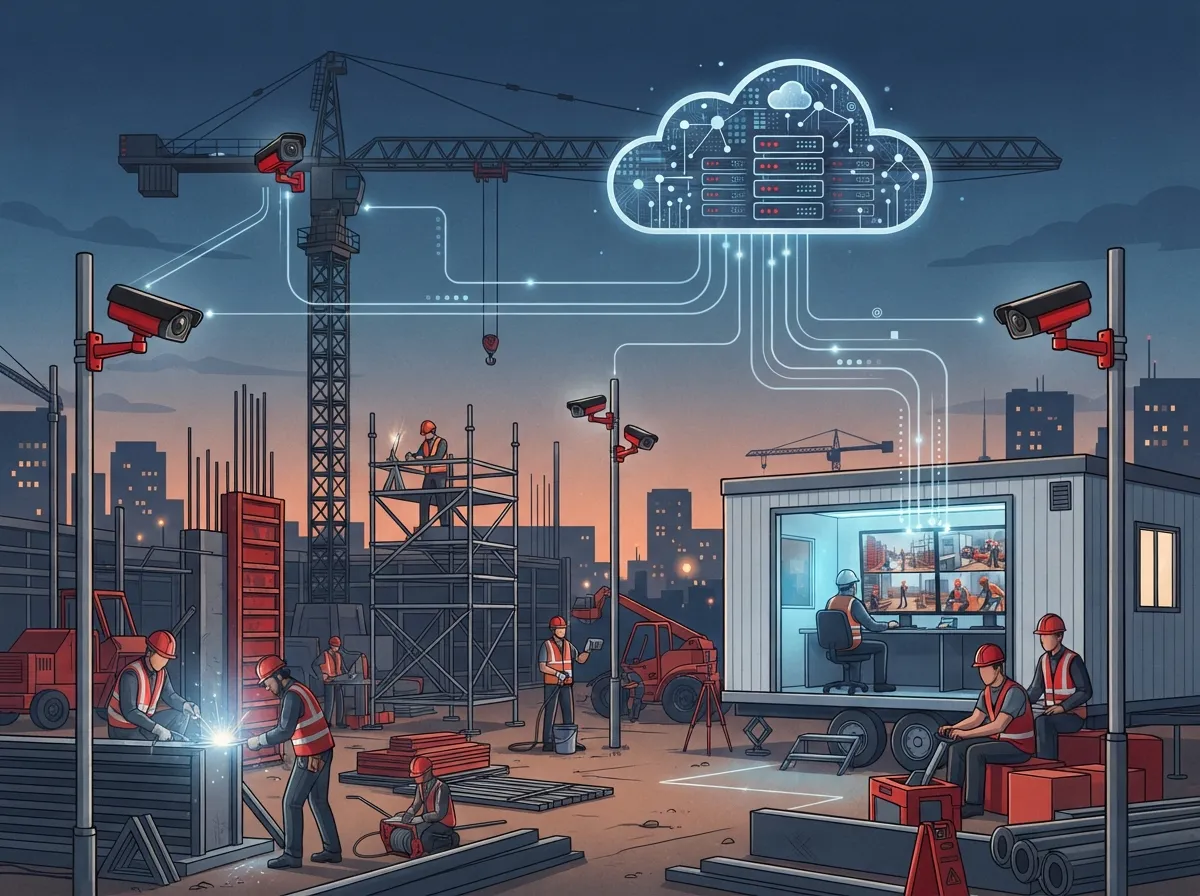 cloud video security for construction sites