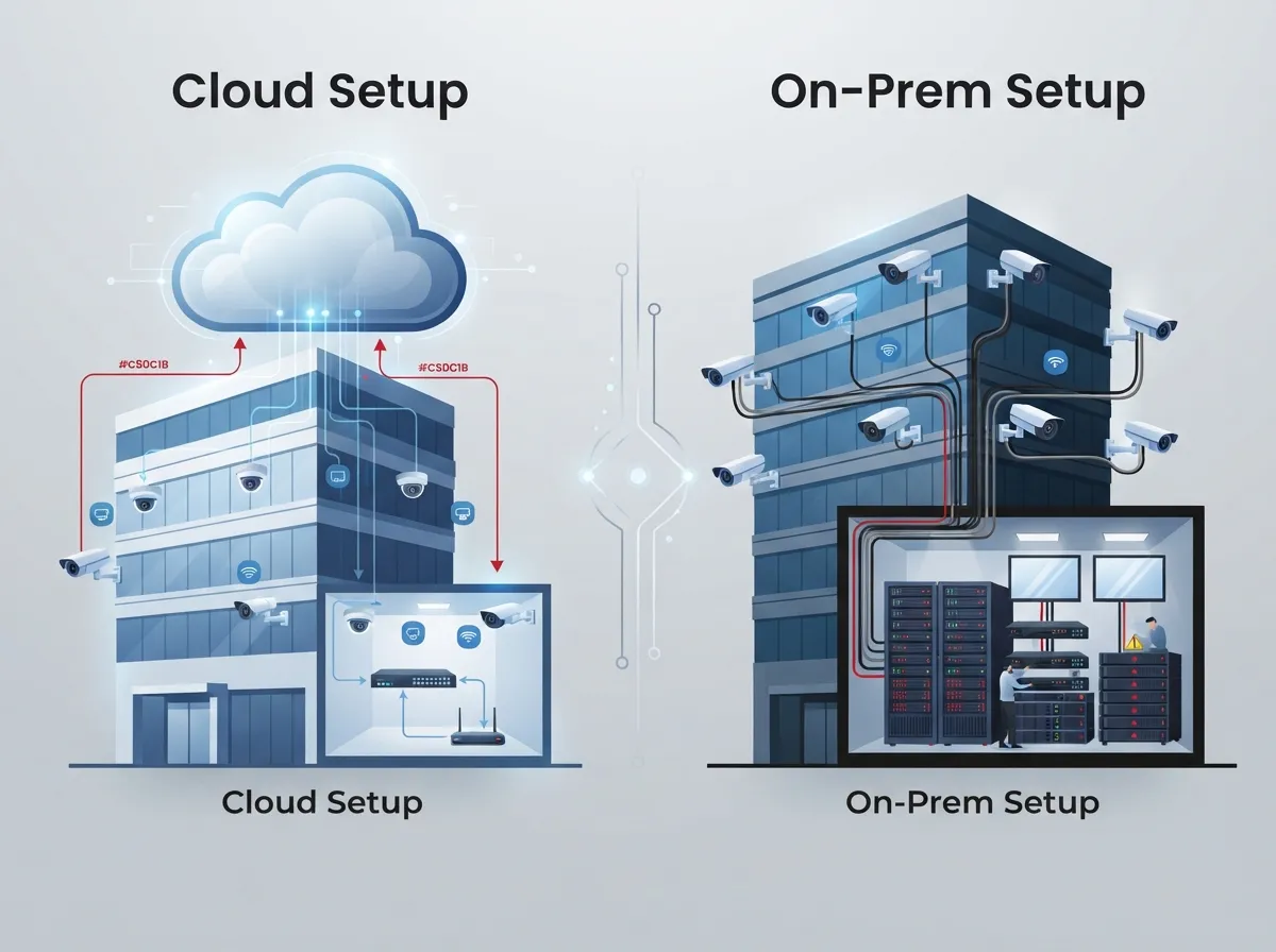 commercial camera system setup