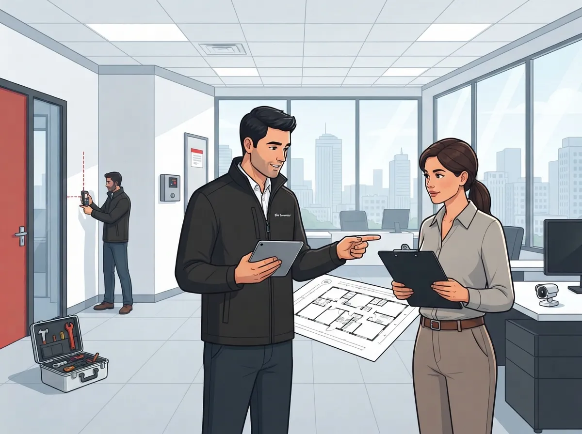 business surveillance system installation