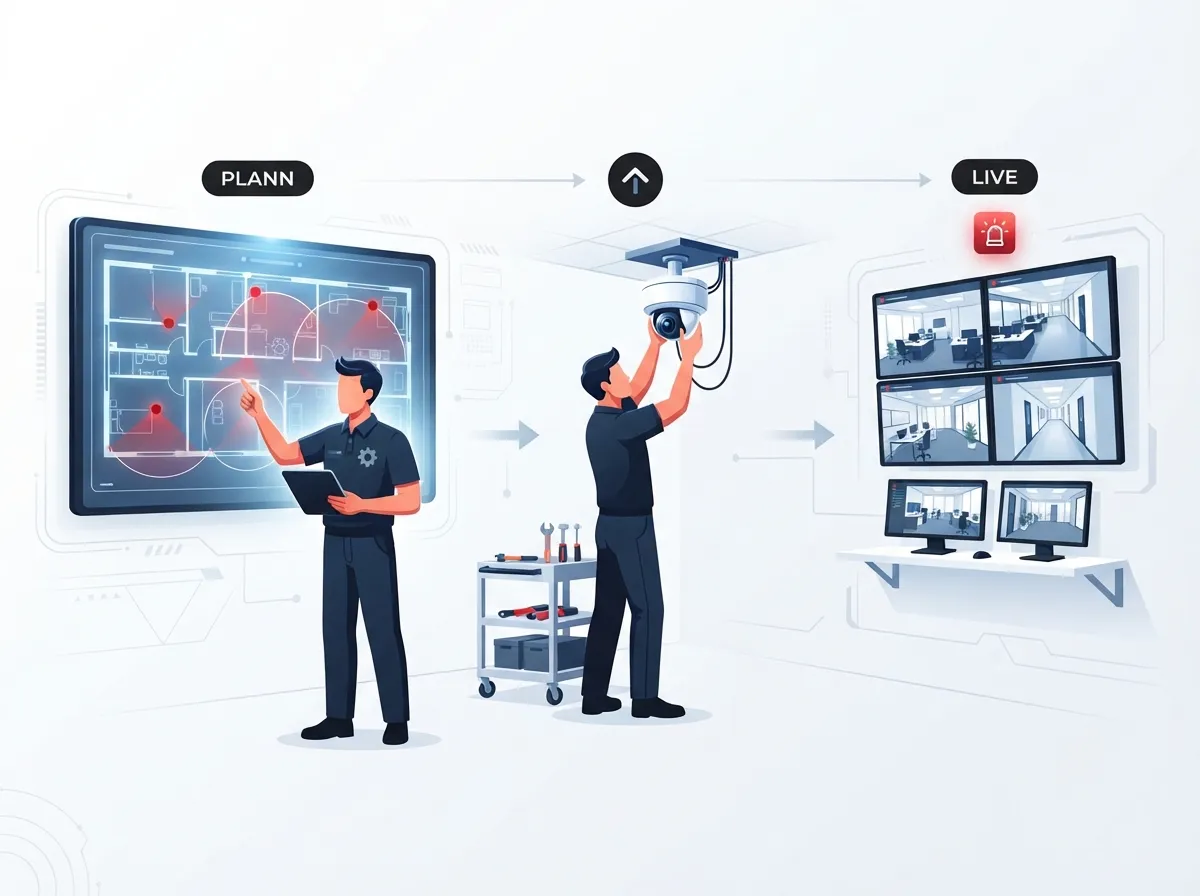 what is security camera installation