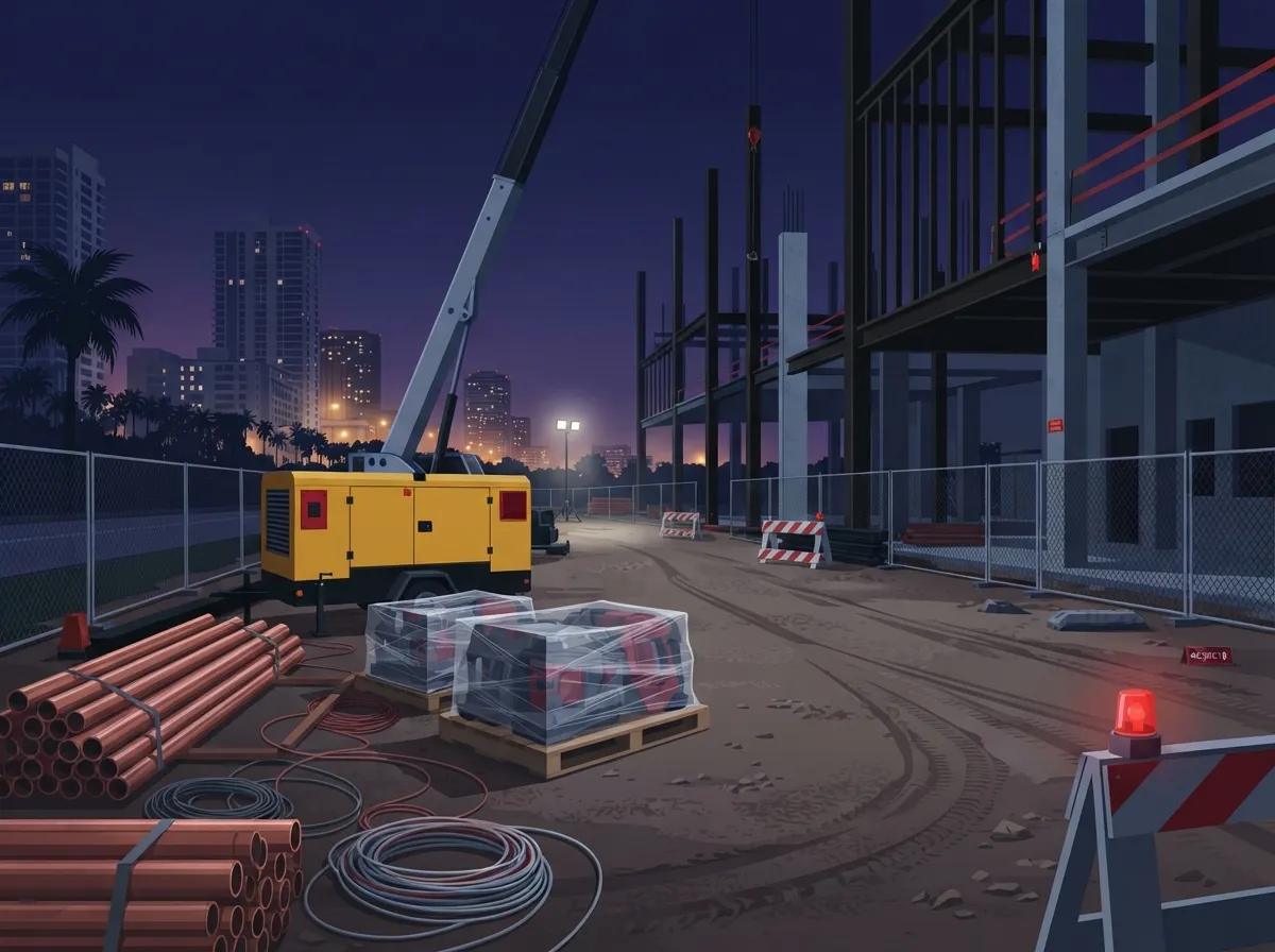 construction site security cameras tampa