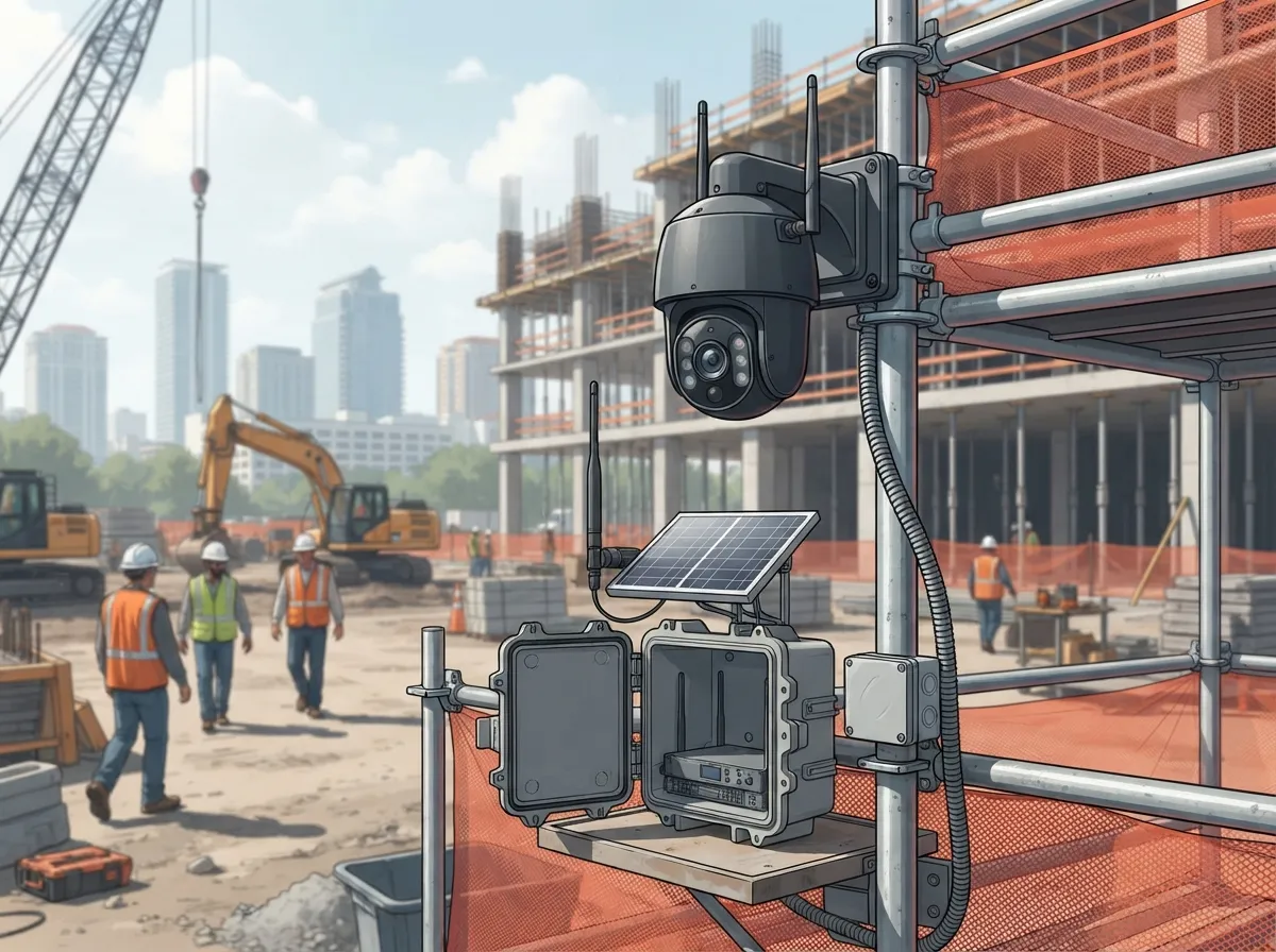 construction site security cameras tampa
