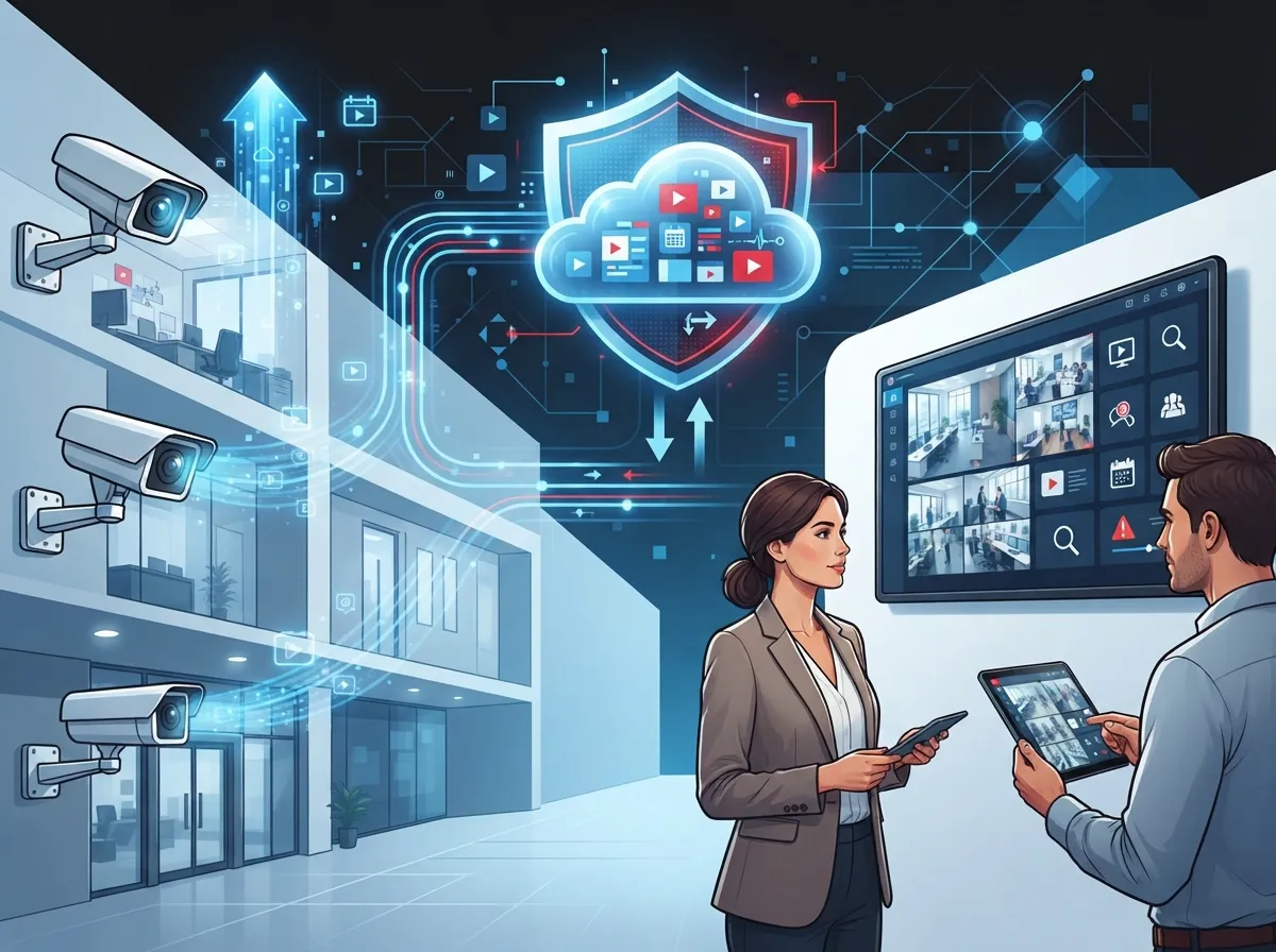 how does cloud video security work