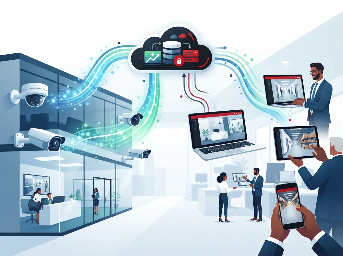 how does cloud video security work
