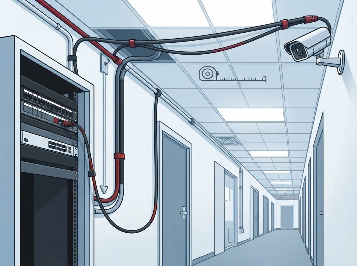 security camera wiring and installation
