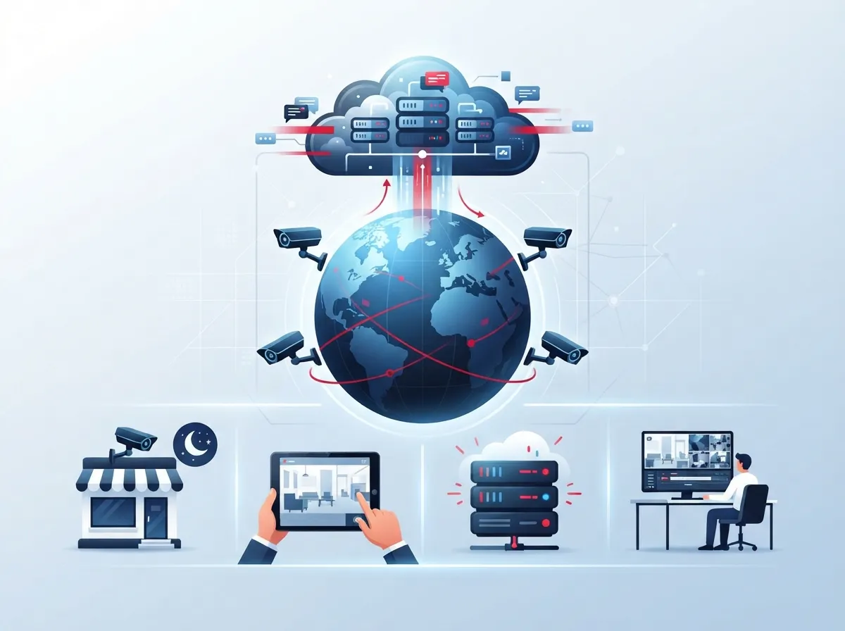 24/7 cloud video monitoring