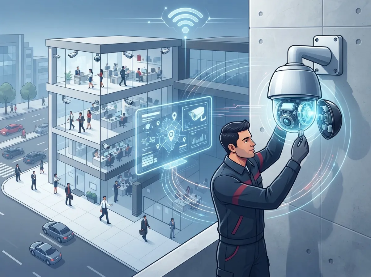 business security camera maintenance
