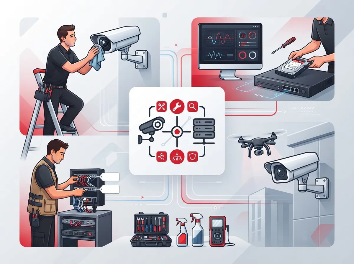 business security camera maintenance