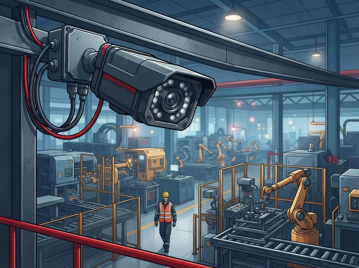 manufacturing facility cameras
