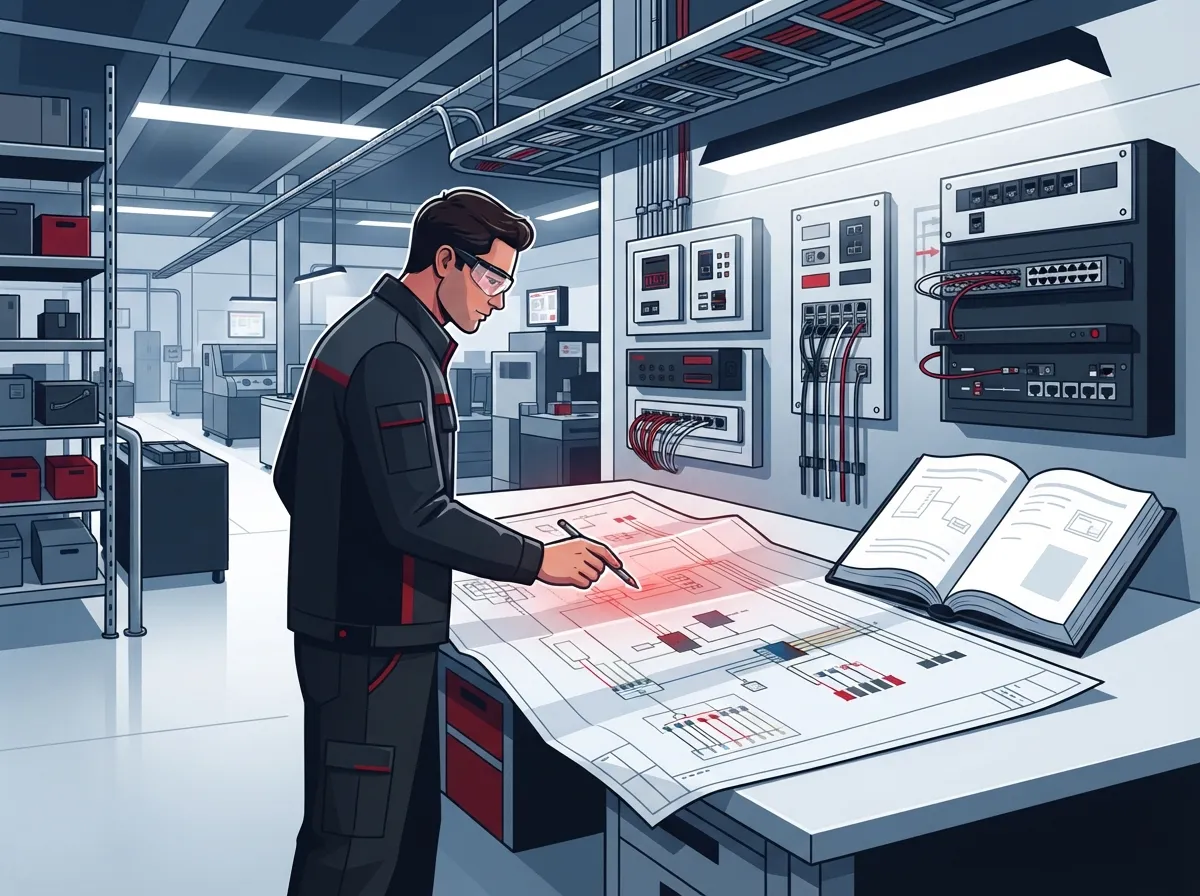 manufacturing facility cabling
