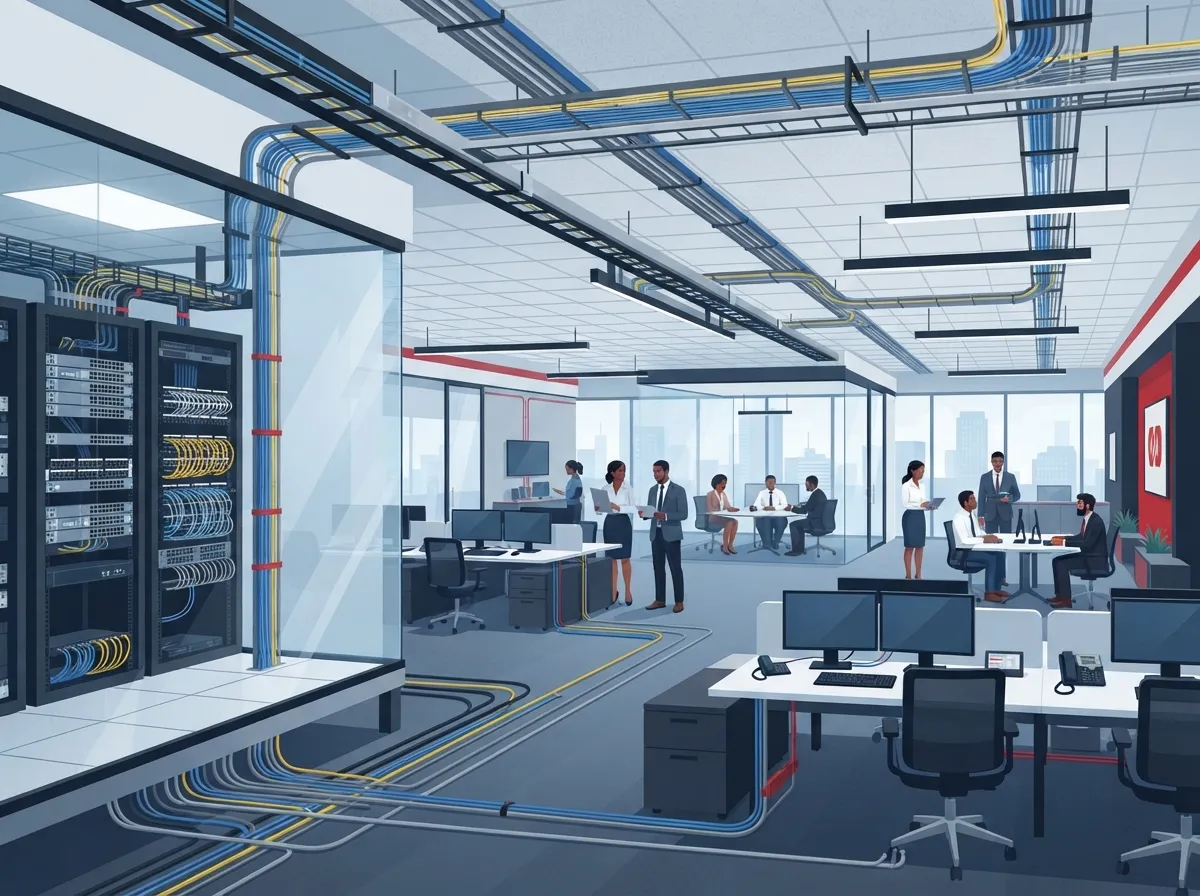 corporate office cabling infrastructure