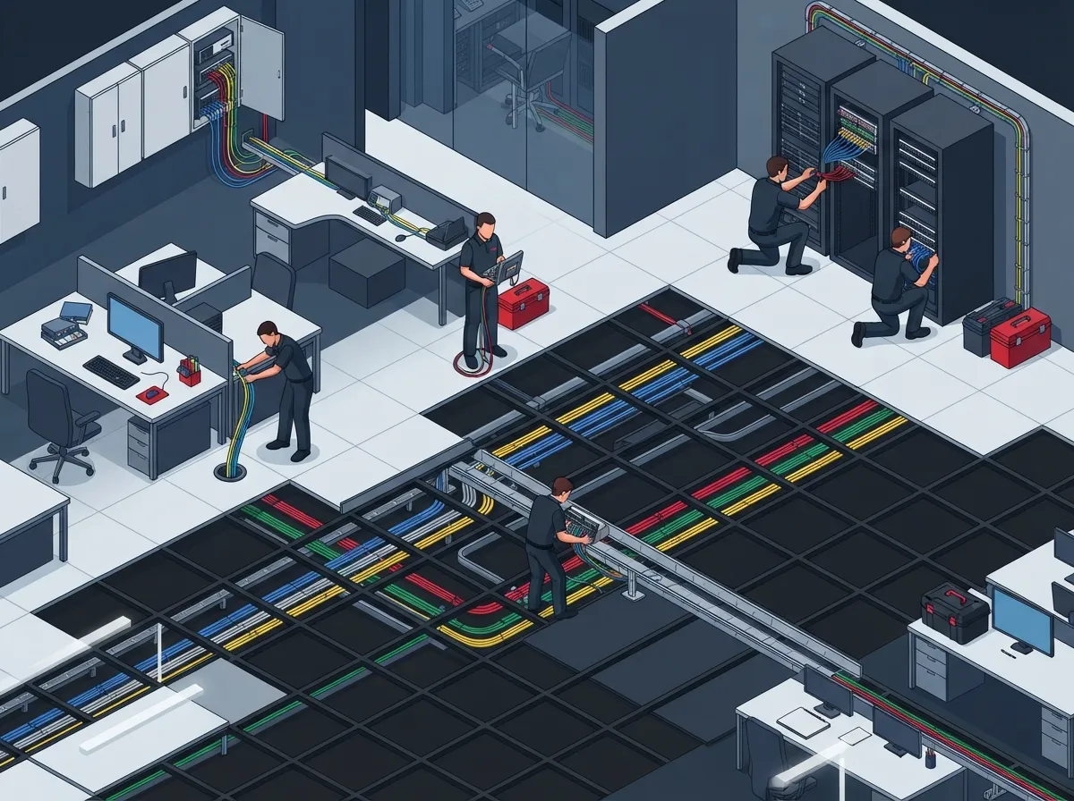 corporate office cabling infrastructure