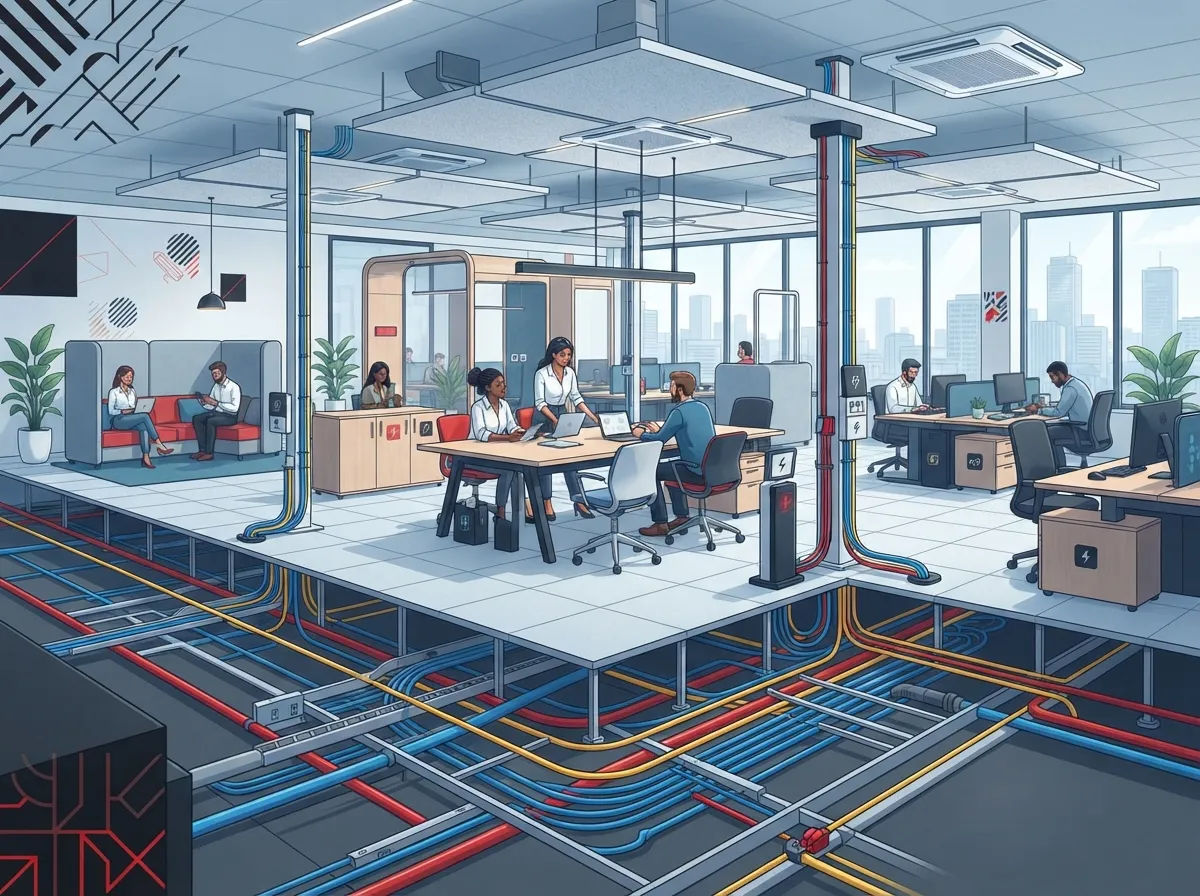 cabling for open office layouts