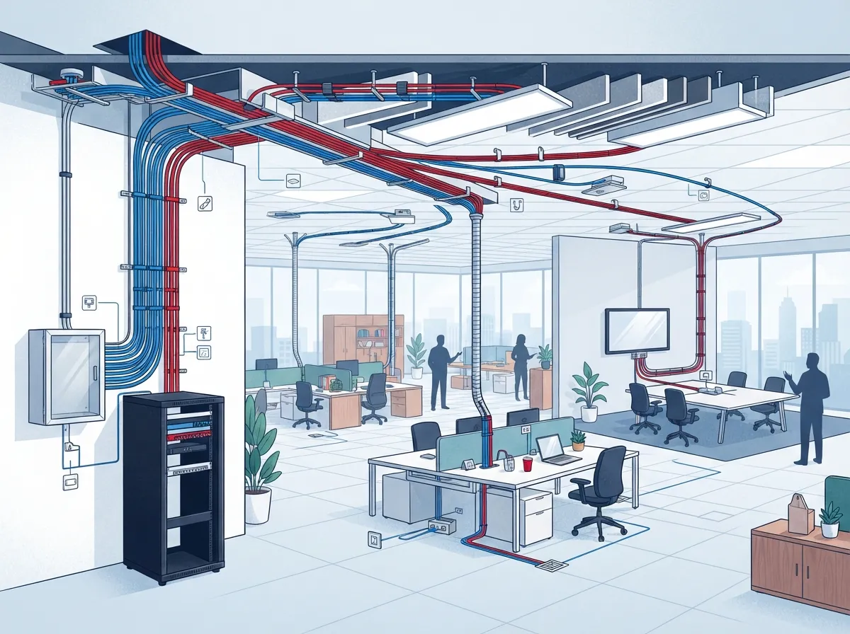 cabling for open office layouts