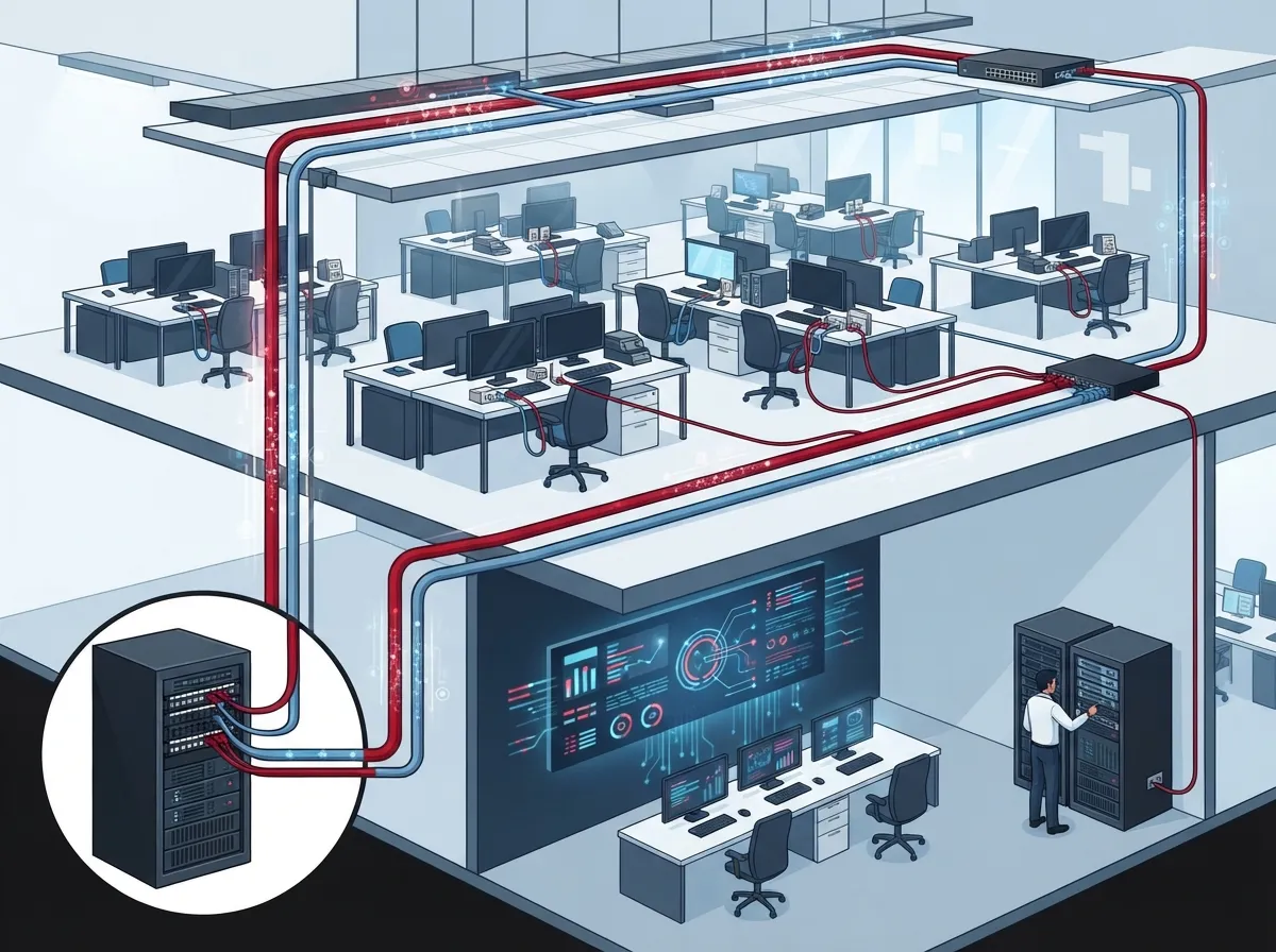 cabling redundancy for offices