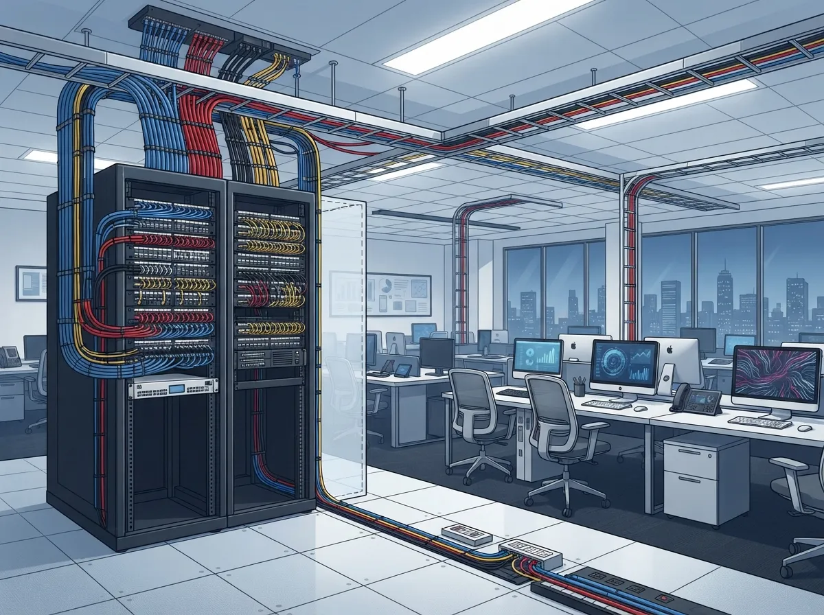 high density office cabling